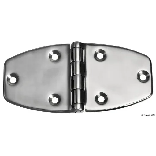 Osculati - Trapezoidal AISI316 hinge 153x75x3.6mm - 38.455.16 product image
