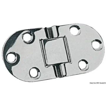 Osculati - Foldable hinge 76x38 mm - 38.460.76 product image