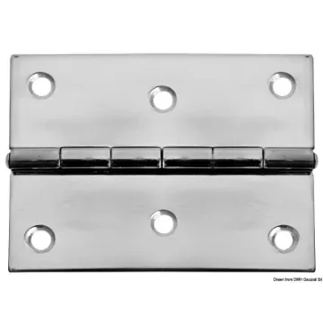 Osculati - Hinge mirror polished SS 75x75 mm - 38.467.85 product image