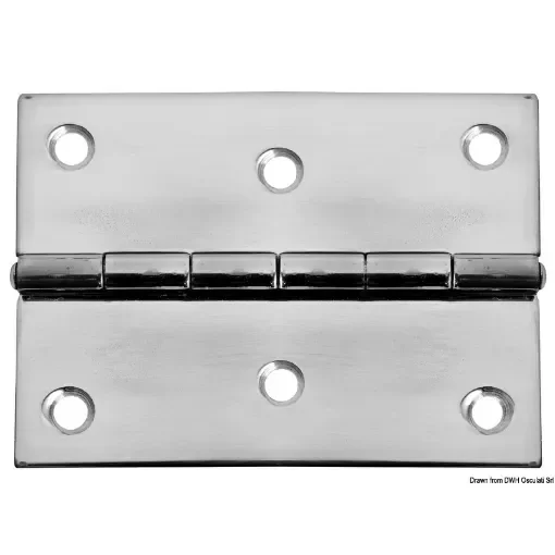 Osculati - Hinge mirror polished SS 75x75 mm - 38.467.85 product image