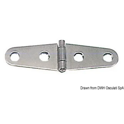 Osculati - Hinge mirror polished SS 101x27 mm - 38.467.90 product image
