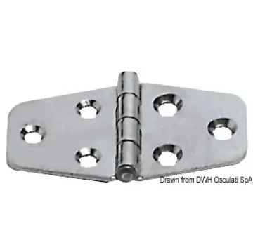 Osculati - SS hinge 70x38 mm - 38.491.00 product image
