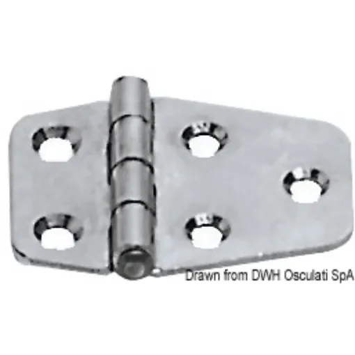 Osculati - SS hinge 51.5x27 mm - 38.491.30 product image