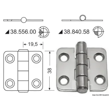 Hinges 2 mm thickness product image