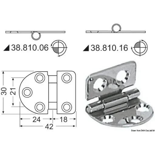 Hinges 2 mm thickness product image