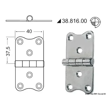 Hinges 2 mm thickness product image