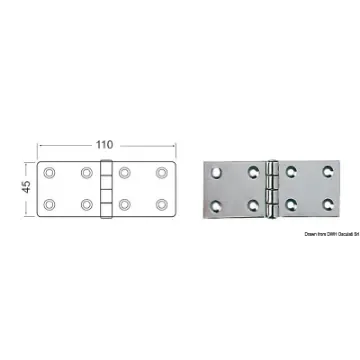 Osculati - Hinges 2,5 mm - 38.822.05 product image