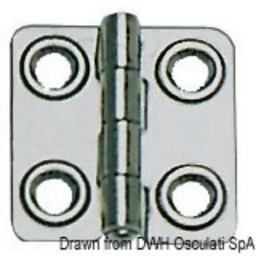 Osculati - Hinge polished AISI316 44x46 mm - 38.829.02 product image
