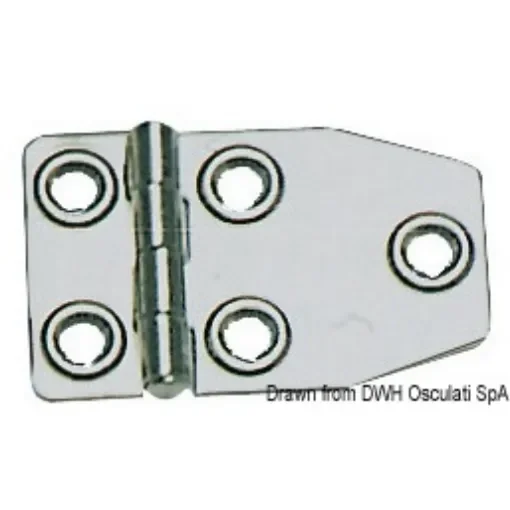 Osculati - Hinge polished AISI316 73x46 mm - 38.829.03 product image