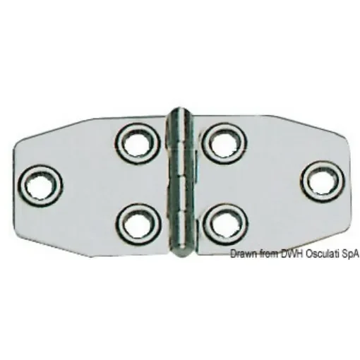 Osculati - Hinge polished AISI316 102x46 mm - 38.829.04 product image