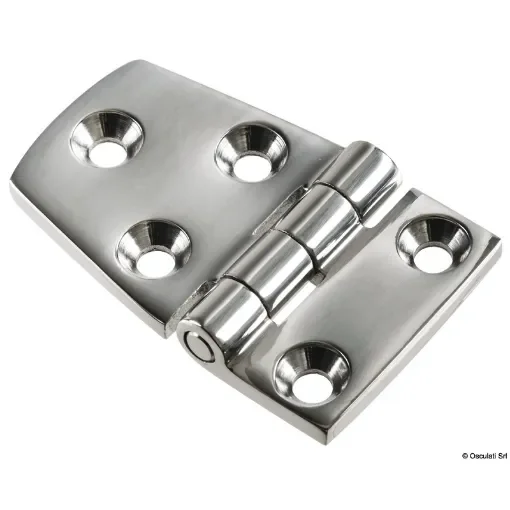 Osculati - AISI316 mirror polished protruding hinge 57x38 mm - 38.831.01 product image