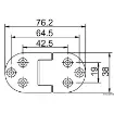 Osculati - Self-supporting AISI316 76x38 mm - 38.832.01 product image