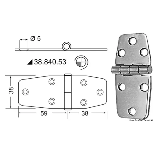 Hinges 2,5 mm product image