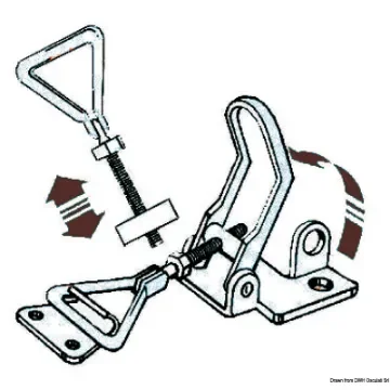 Osculati - SS toggle fastener 75-90 mm - 38.904.10 product image