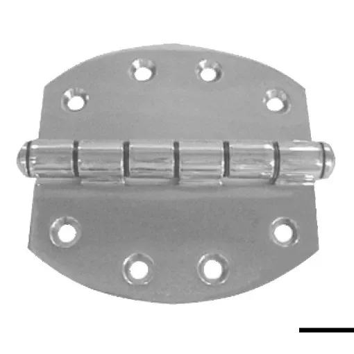 Osculati - Large precision-cast hinge rounded 63x63x127 mm - 38.921.11 product image