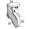 Osculati - Hinge mirror-polished AISI316 54x30 mm - 38.926.00 product image