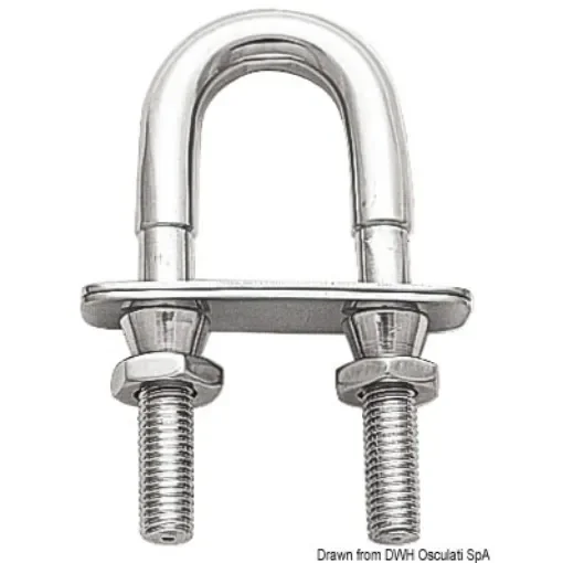 Osculati - U-bolt w/safety nut M8 - 39.123.01 product image