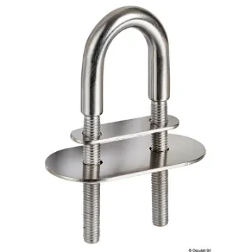 Osculati - U-bolt AISI316 105mm w/two plates 50x15 mm - 39.125.01 product image