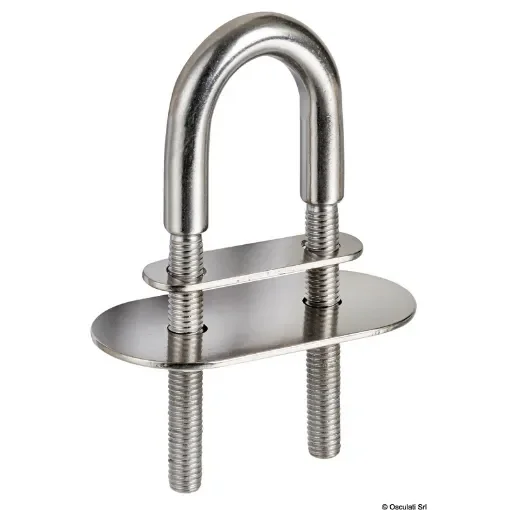 Osculati - U-bolt AISI316 105mm w/two plates 50x15 mm - 39.125.01 product image