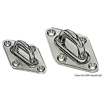 Osculati - SS plate bridge ring 37x59 mm - 39.132.05 product image