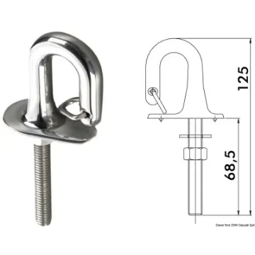 Osculati - Stainless steel spring-locking ring - 39.147.00 product image