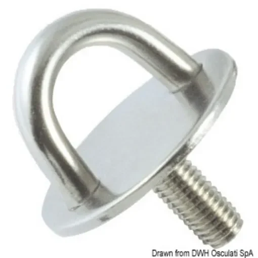 Osculati - Plate w/stud polished SS 8 mm - 39.325.02 product image