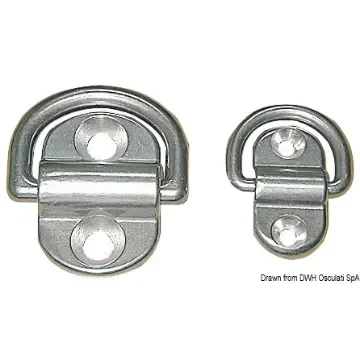Osculati - SS swiveling half ring 28x54 mm - 39.869.01 product image