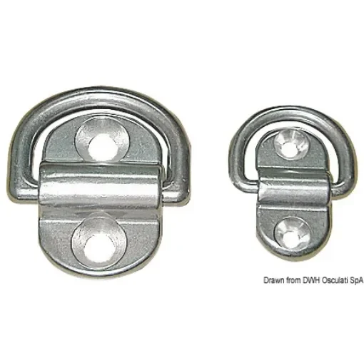 Osculati - SS swiveling half ring 28x54 mm - 39.869.01 product image