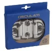 Osculati - Folding pad eye 45x45 mm 6 mm ring (2 holes) Breaking load kg 1800 - 39.870.00 product image