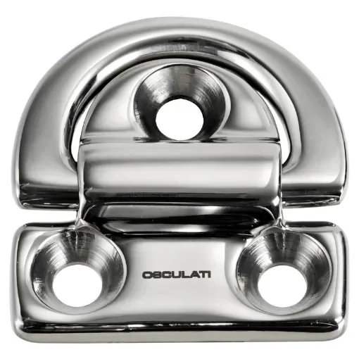 Osculati - Folding pad eye 75x77 mm 10 mm ring  Breaking load kg 7000 - 39.870.03 product image