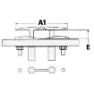 Osculati - Push-up cleat mirror-polished AISI316 217/203 mm - 40.136.02 product image
