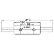 Osculati - Nordik cleat mirror-polished AISI316 310 mm - 40.137.04 product image