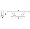 Osculati - Nordik II cleat 150 mm - 40.149.15 product image