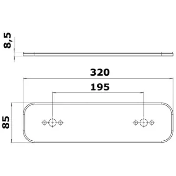 Osculati - Plate for modular system - 40.176.40 product image