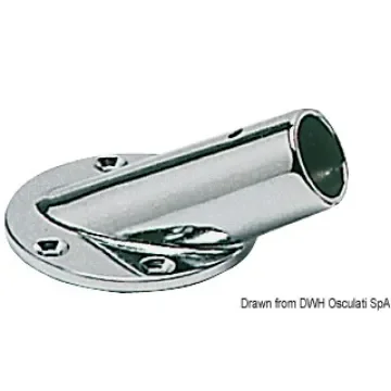 Osculati - Pulpit joint and base 30&amp;#176; sloped 22 mm - 41.007.00 product image
