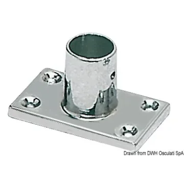 Osculati - Pulpit joint and base 90&amp;#176; rectabgular 22 mm - 41.013.00 product image