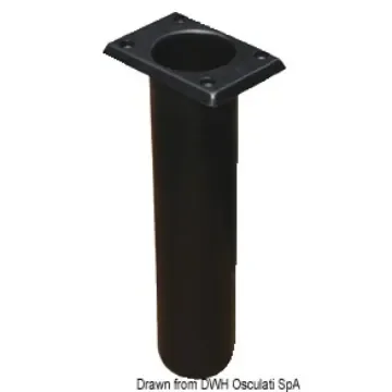 Osculati - UV-stabilized polyp. rod holder square black 230mm - 41.164.01 product image