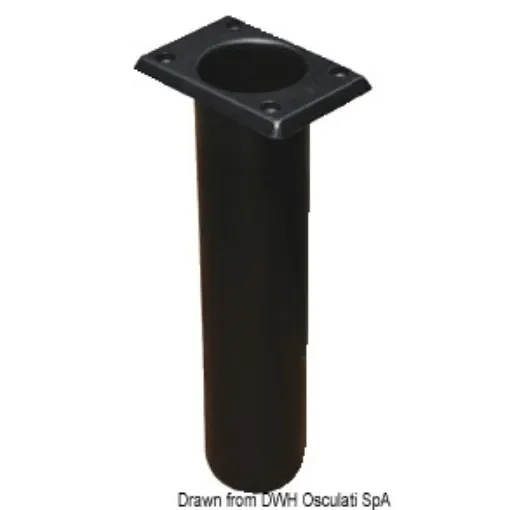Osculati - UV-stabilized polyp. rod holder square black 230mm - 41.164.01 product image