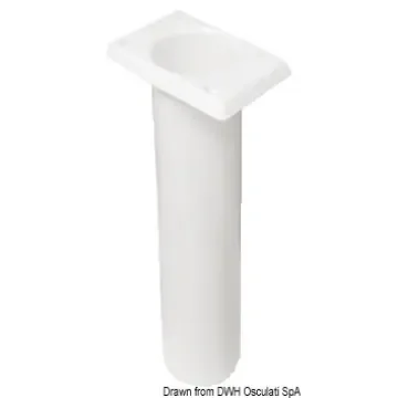 Osculati - UV-stabilized polyp. rod holder square white 230mm - 41.164.02 product image