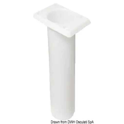 Osculati - UV-stabilized polyp. rod holder square white 230mm - 41.164.02 product image
