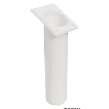 Osculati - UV-stabilized polyp. rod holder square white 240mm - 41.164.04 product image