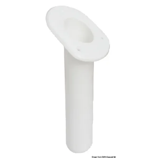 Osculati - UV-stabilized polyp. rod holder oval white 240mm - 41.164.06 product image