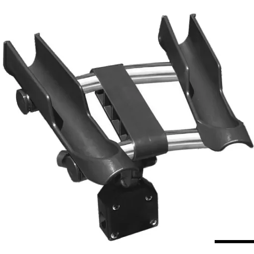 Osculati - Quicklift rod holder Nr. 2 rods f. 25 mm rail - 41.167.78 product image