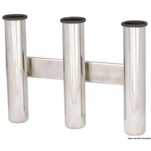 Osculati - Wall mounting rod holder AISI 316 Nr. 3 rods - 41.167.80 product image