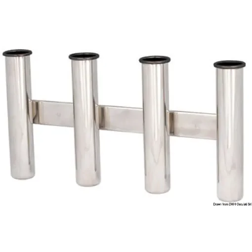 Osculati - Wall mounting rod holder AISI 316 Nr. 4 rods - 41.167.81 product image