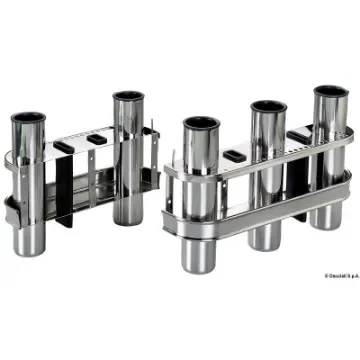 Osculati - SS rod holder for bulkhead mounting 2 rods - 41.170.52 product image