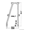 Osculati - Double stanchion without stud - 41.176.00 product image