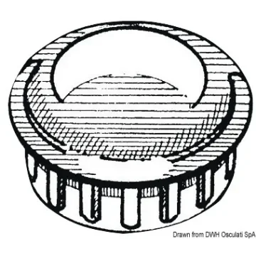 Osculati - Pipe cap chromed ABS 22 mm - 41.210.07 product image