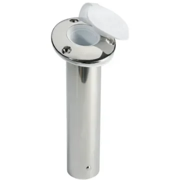 Recess-fit fishing rod holder with watertight cap product image