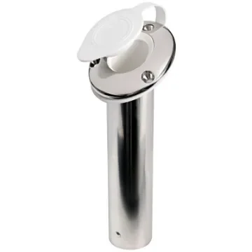 Osculati - Rod holder 60&amp;#176; AISI 316 w/white cap - 41.211.56 product image